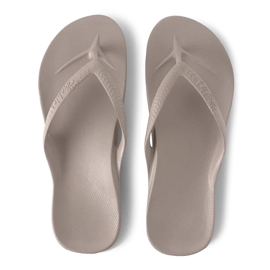 Archies Arch Support Thongs (Taupe)
